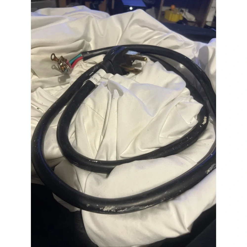 Intertek 5016122 6-Foot 4 Prong 30A Power 125V/250V Supply Cord-Range and Dryer